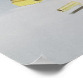 Poster Horloge du support miniature (Coin)