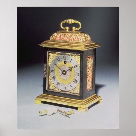 Poster Horloge du support miniature (Devant)