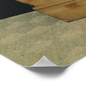 Poster Horloge longue coque, avec peinture émaillée (Coin)