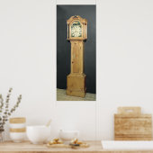 Poster Horloge longue coque, avec peinture émaillée (Cuisine)