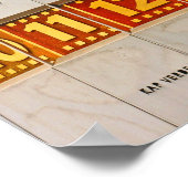 Poster Horloge Mondiale, Alexanderplatz, Berlin, Partie B (Coin)