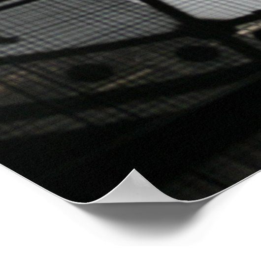 Poster Horloge Paris (Coin)