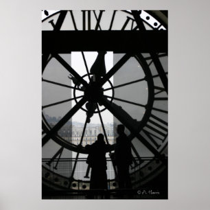 Poster Horloge Paris