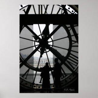 Poster Horloge Paris