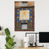 Poster Horloge Sundial Sur Bâtiment, Allemagne (Bureau à domicile)