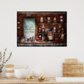 Poster Horlogerie - Dans l'atelier de réparation de l'hor (Cuisine)