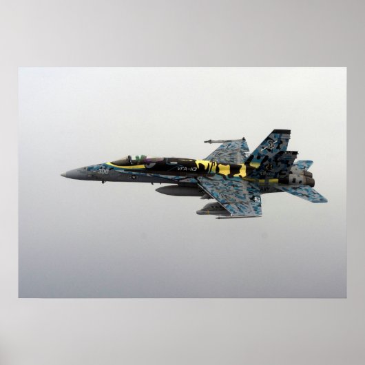 Poster Hornet F/A-18C (Devant)