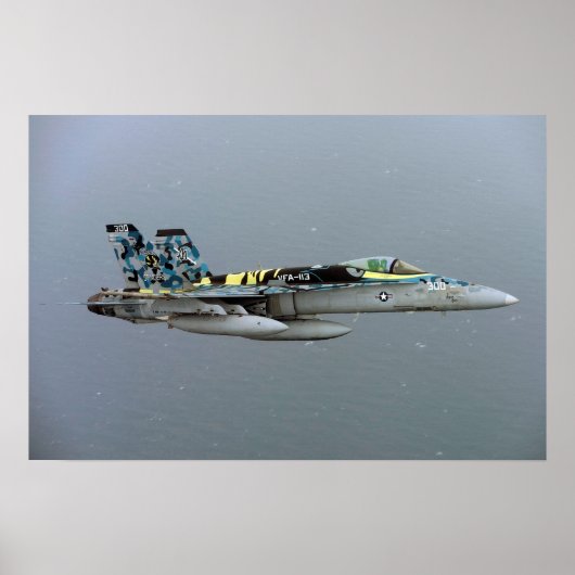 Poster Hornet F/A-18C (Devant)