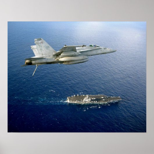 Poster Hornet F/A-18C (Devant)