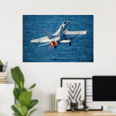 Poster Hornet F/A-18C (Bureau à domicile)