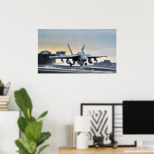 Poster Hornet F/A-18C (Bureau à domicile)