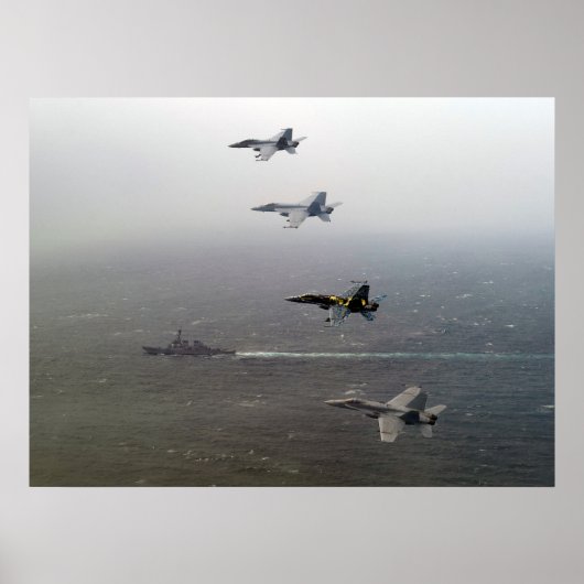 Poster Hornet F/A-18C (Devant)