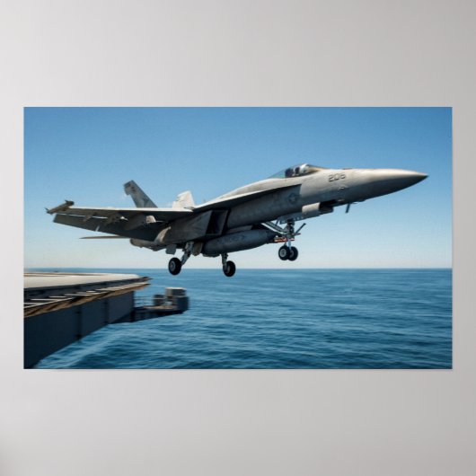Poster Hornet F/A-18C (Devant)