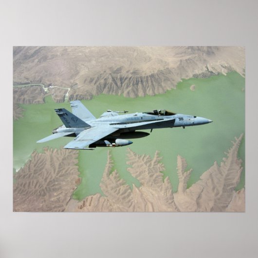 Poster Hornet F/A-18C (Devant)