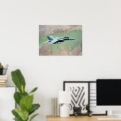 Poster Hornet F/A-18C (Bureau à domicile)