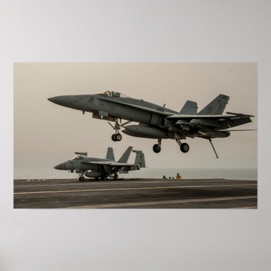 Poster Hornet F/A-18C (Devant)