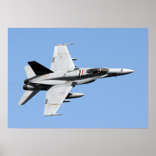 Poster Hornet F/A-18C (Devant)