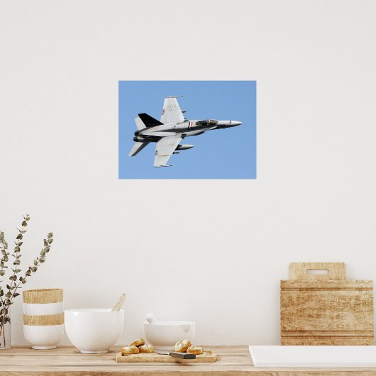 Poster Hornet F/A-18C (Cuisine)