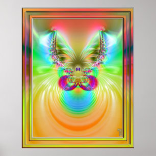 Poster Horns of Hathor Variation 2  Art Print