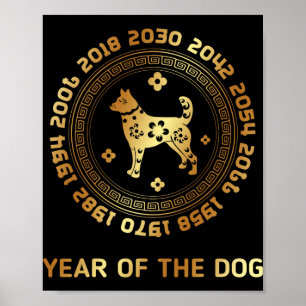 Poster Horoscope Astrologie Nouvel An Lunaire Zodiaque Ch
