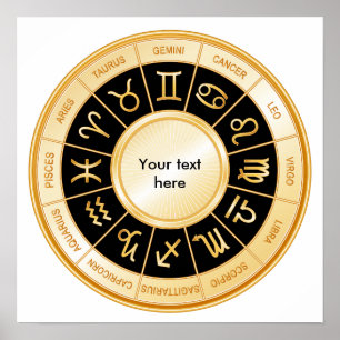 Poster Horoscope Mandala