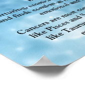 Poster Horoscope signe astrologique du cancer le crabe (Coin)