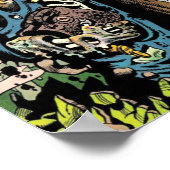 Poster Horreur De La Tombe Halloween Comic Book (Coin)