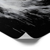 Poster Horreur fantôme Éffrayante effroi Halloween Grunge (Coin)