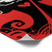 Poster Horreur gothique démon (Coin)