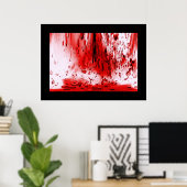 Poster Horreur Sanglante Halloween sanglante (Bureau à domicile)