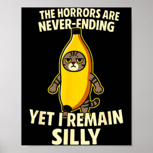 Poster Horreurs Ironiques Ne Finissent Jamais Pourtant Je