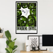 POSTER HORROR HOTEL (Bureau à domicile)