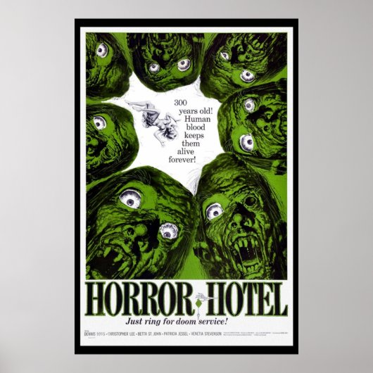 POSTER HORROR HOTEL (Devant)