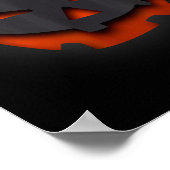 Poster Horror Pumpkin Halloween Y, Funny Gift (Coin)