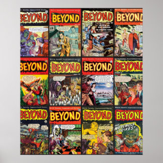 Poster Horror Supernatural Comic Covers Vintage comic