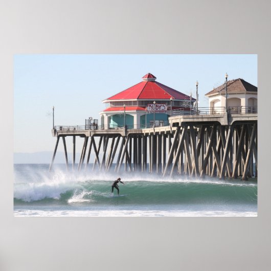 Poster Hors-Bord Père Noël Ana Winds, Huntington Beach Ca (Devant)