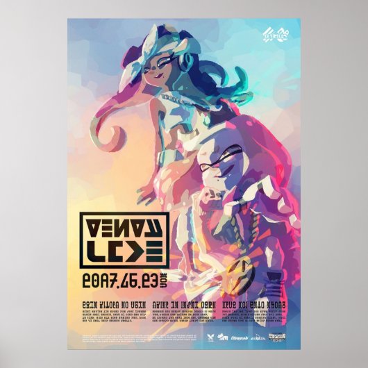 Poster Hors de Hook Splatoon 2 (Devant)