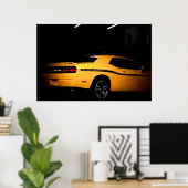 Poster Hors de la ruche - Dodge Challenger SRT8 Jac jaune (Bureau à domicile)