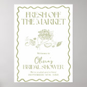 Poster Hors De L'Affiche de bienvenue Fête des mariées Du (Devant)