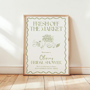 Poster Hors De L'Affiche de bienvenue Fête des mariées Du