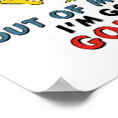 Poster Hors de mon chemin je vais faire du golf (Coin)