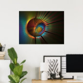 Poster "Hors du coin de mon oeil" (Bureau à domicile)