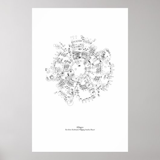 Poster Hors du personnel : Allegro (noir) (Devant)