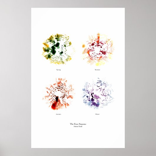 Poster Hors du personnel : Les Four Seasons (séparés, cou (Devant)