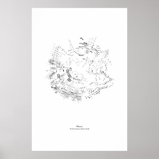 Poster Hors du personnel : Les Quatre Saisons - Hiver (no (Devant)