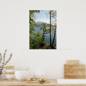 Poster Hors du sentier battu Country Lake Landscape Poste (Cuisine)