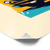 Poster Hors Été - Retro Retour à l'école (Coin)