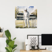 Poster Hors grève - Archivage Cricket Imprimer (Bureau à domicile)