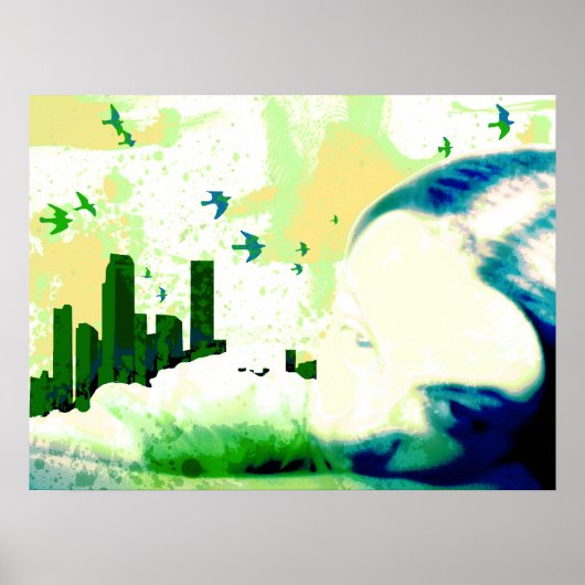 Poster hors plage (Devant)