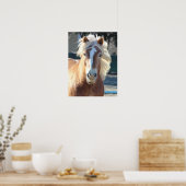 Poster Horse d'Haflinger (Cuisine)